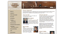Desktop Screenshot of cantoncourt.org